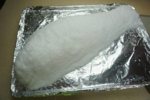 salt baked fish